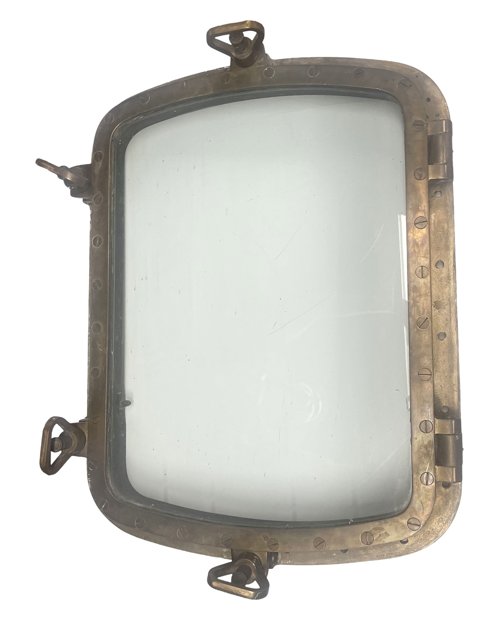 ANTIQUE BRONZE SHIP PORTHOLE (1 of 1)