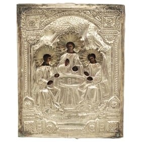 RUSSIAN ICON, OLD TESTAMENT TRINITY