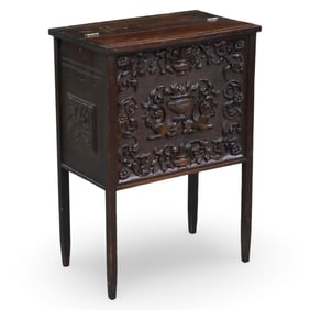 ENGLISH RENAISSANCE STYLE CELLARETTE