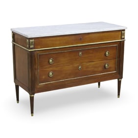 FRENCH DIRECTOIRE STYLE M/T COMMODE