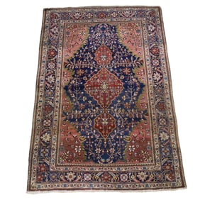 ANTIQUE ORIENTAL RUG 6'8 x 4'4