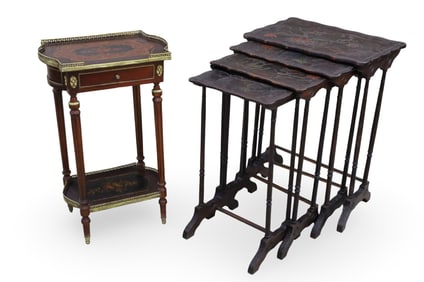 TWO FRENCH OCCASIONAL TABLES