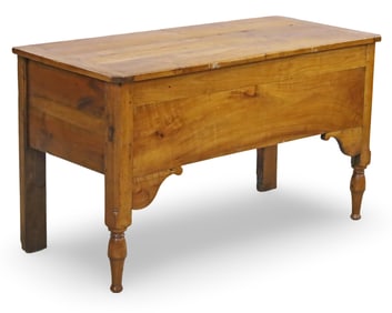 FRENCH PROVINCIAL WALNUT LIFT TOP PETRIN