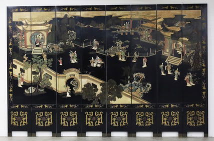 8 PANEL CHINESE COROMANDEL SCREEN