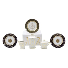 6PC LOT OF FRENCH PORCELAIN