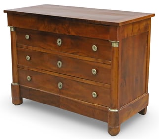 LOUIS PHILIPPE WALNUT COMMODE