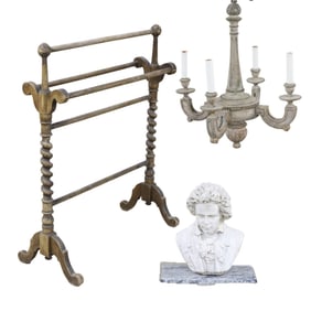 3PC MISC LOT OF DECORATIVE ARTS