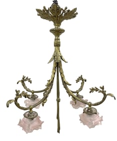 FRENCH BRONZE CHANDELIER