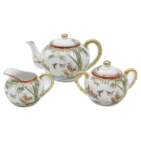 18 PC JAPANESE KUTANI LUNCHEON SET