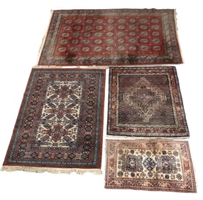 4 MISC RUGS
