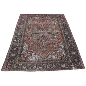 ANTIQUE HERIZ ORIENTAL RUG 12'7 x 10'