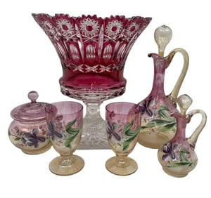 6PC LOT OF GLASS