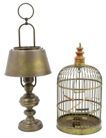 2 PC LOT OF DECORATIVE BRASS