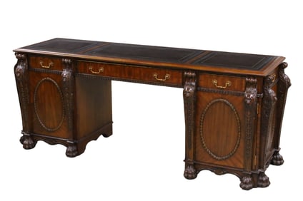 CHIPPENDALE STYLE CREDENZA DESK