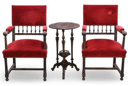 3 PC LOT OF FRENCH FURNITURE