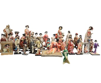 41 PC JAPANESE GEISHA DOLL COLLECTION