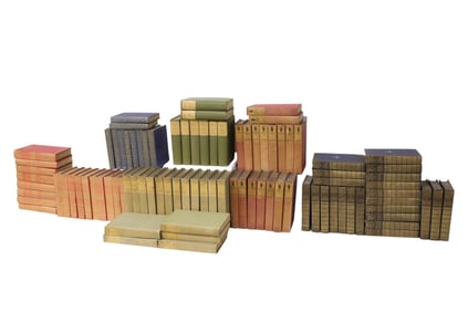 88 PC ANTIQUE BOOK COLLECTION
