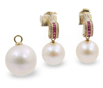 3 PC LOT OF PEARL JEWELRY