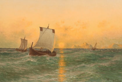 JOHN OLSEN HAMMERSTAD (NORWEIGEN 1842-1925)