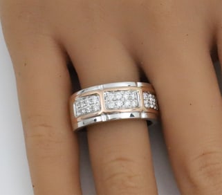 14KT GOLD AND .71CT DIAMOND RING