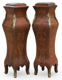 PR LOUIS XV STYLE BRZ MTD M/T PEDESTALS