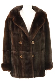 NATURAL MINK FUR JACKET