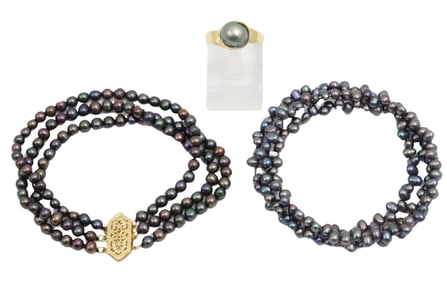 3 PC. LOT OF SOUTH SEA PEARL JEWELRY