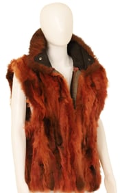 RED FOX SLEEVELESS JACKET