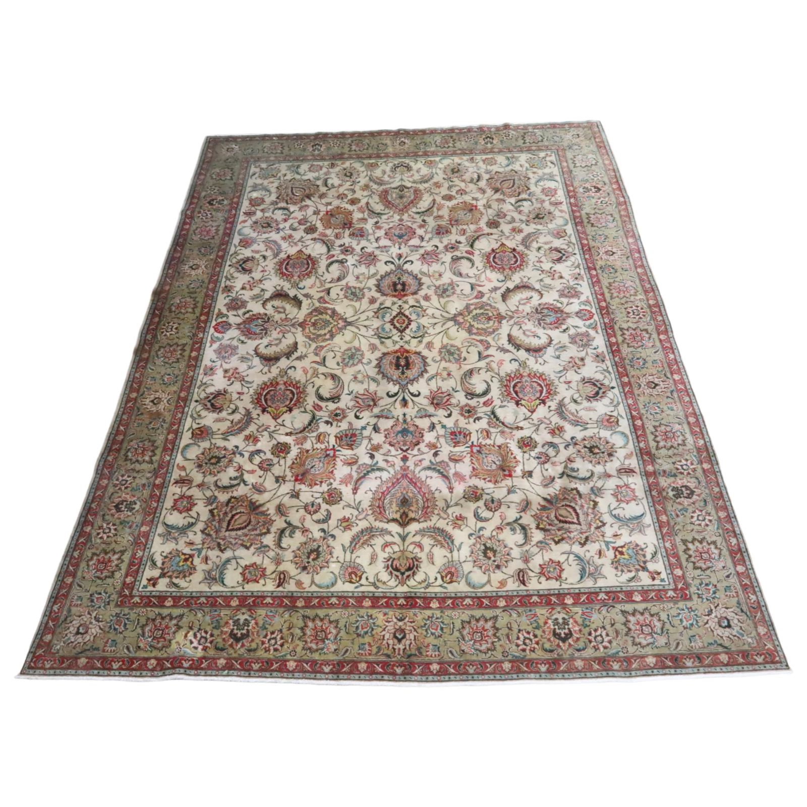 14'4 X 10'10 TABRIZ ORIENTAL RUG (1 of 6)