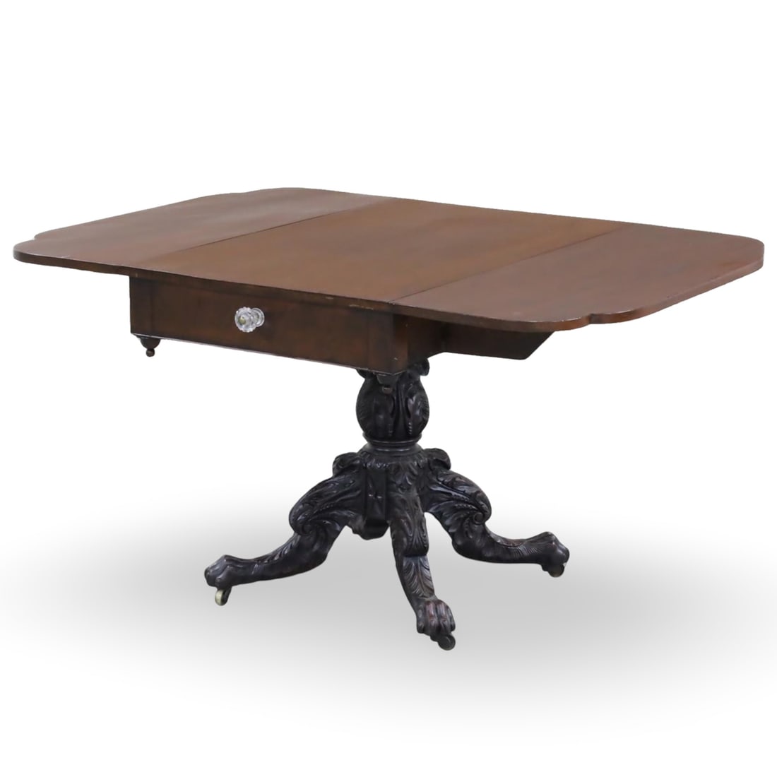AMERICAN EMPIRE MAHOGANY PEMBROKE TABLE (1 of 5)