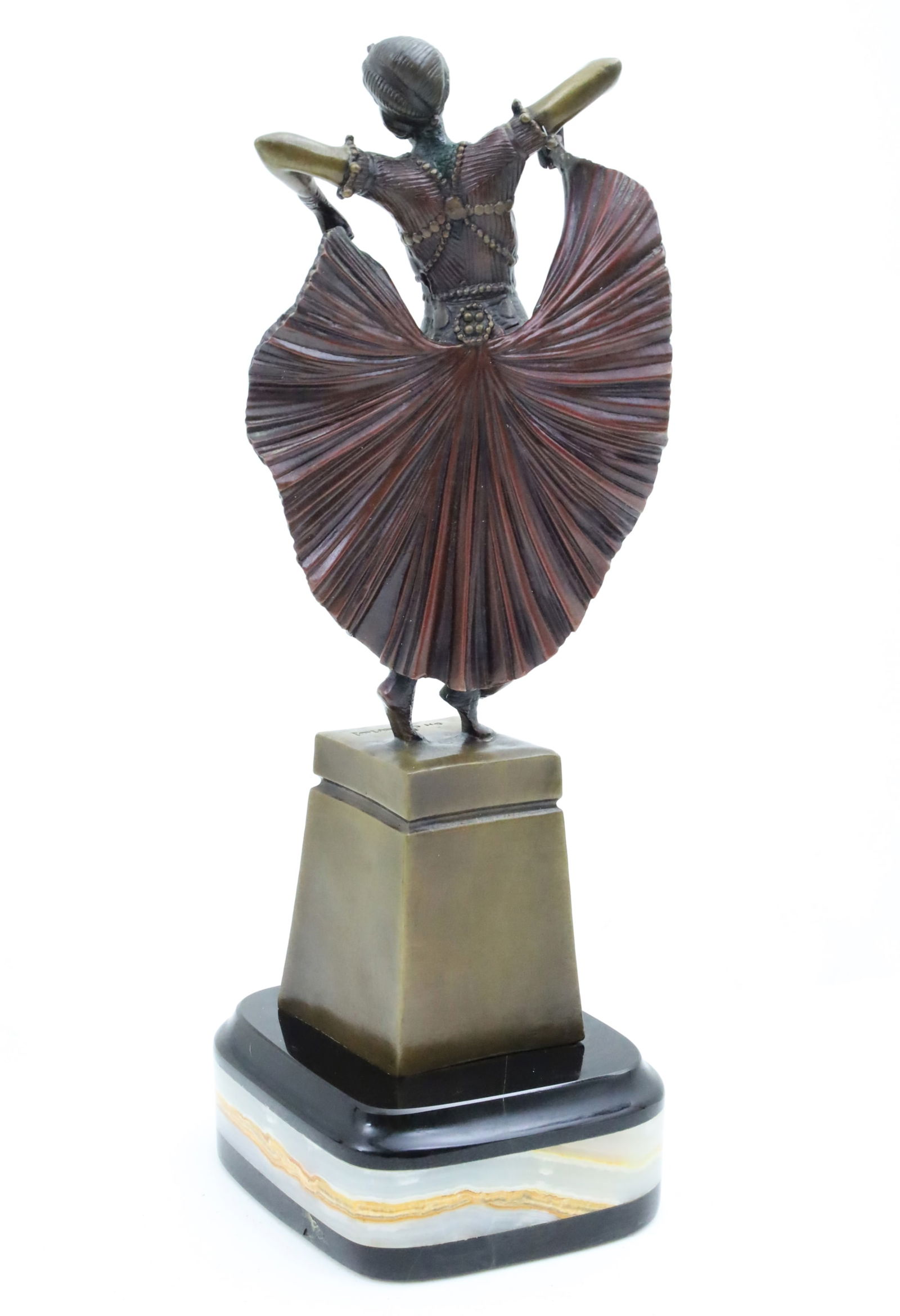 TWO BRONZE SCULPTURES, CHIPARUS AND BIZARD - 4