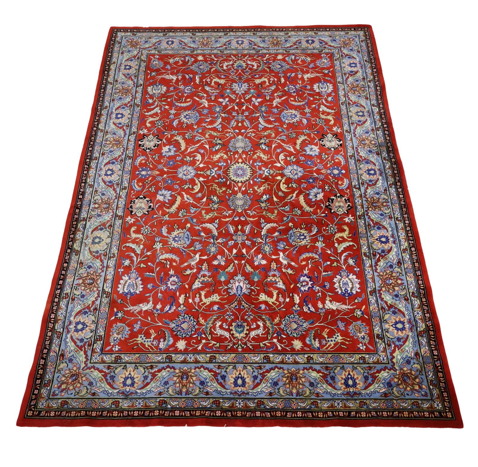 KASHAN ORIENTAL RUG 7'2 x 10'4 (1 of 6)
