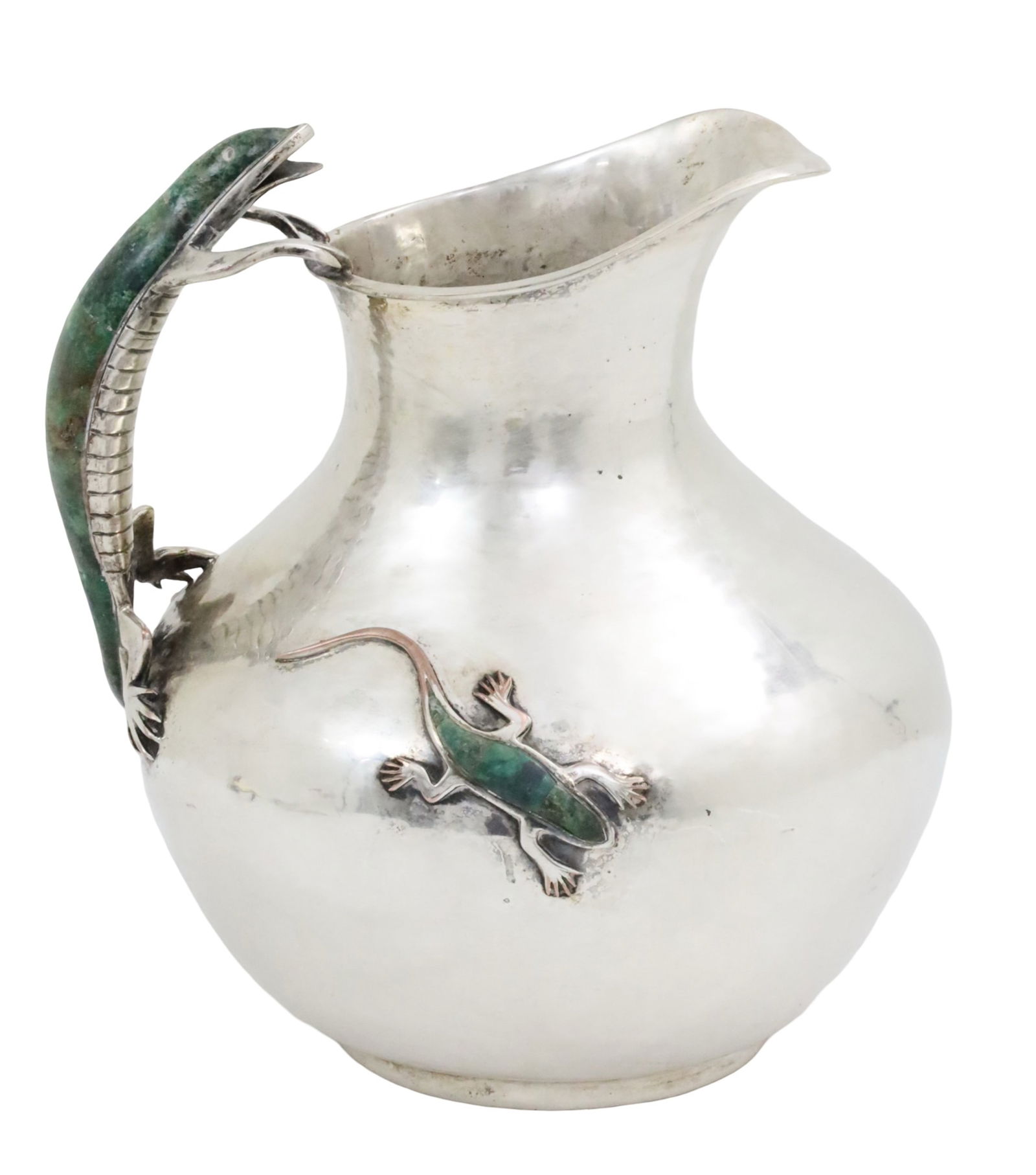 EMILIA CASTILLO SILVER PLATE LIZARD PITCHER