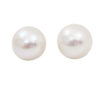 PR 15MM PEARL EARRINGS