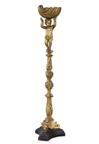 ITALIAN GILTWOOD TORCHIERE, 19TH C.