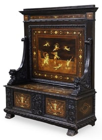 ITALIAN RENAISSANCE REVIVAL CASSAPANCA, 19TH C.