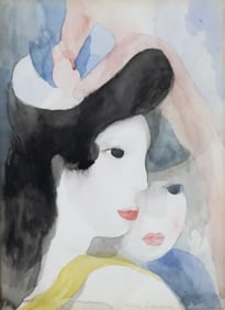 MARIE LAURENCIN (FRENCH, 1885-1956) DEUX FEMMES