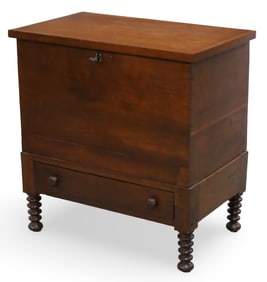 SOUTHERN CHERRY SUGAR CHEST, 19TH C.