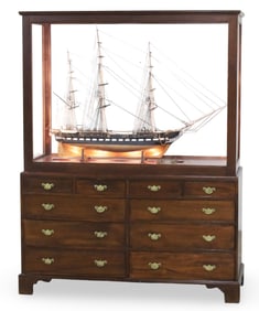 USS CONSTITUTION EXHIBITION CHEST