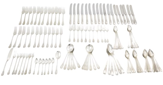 115 PC WHITING STERLING FLATWARE, 116 T.O.W.