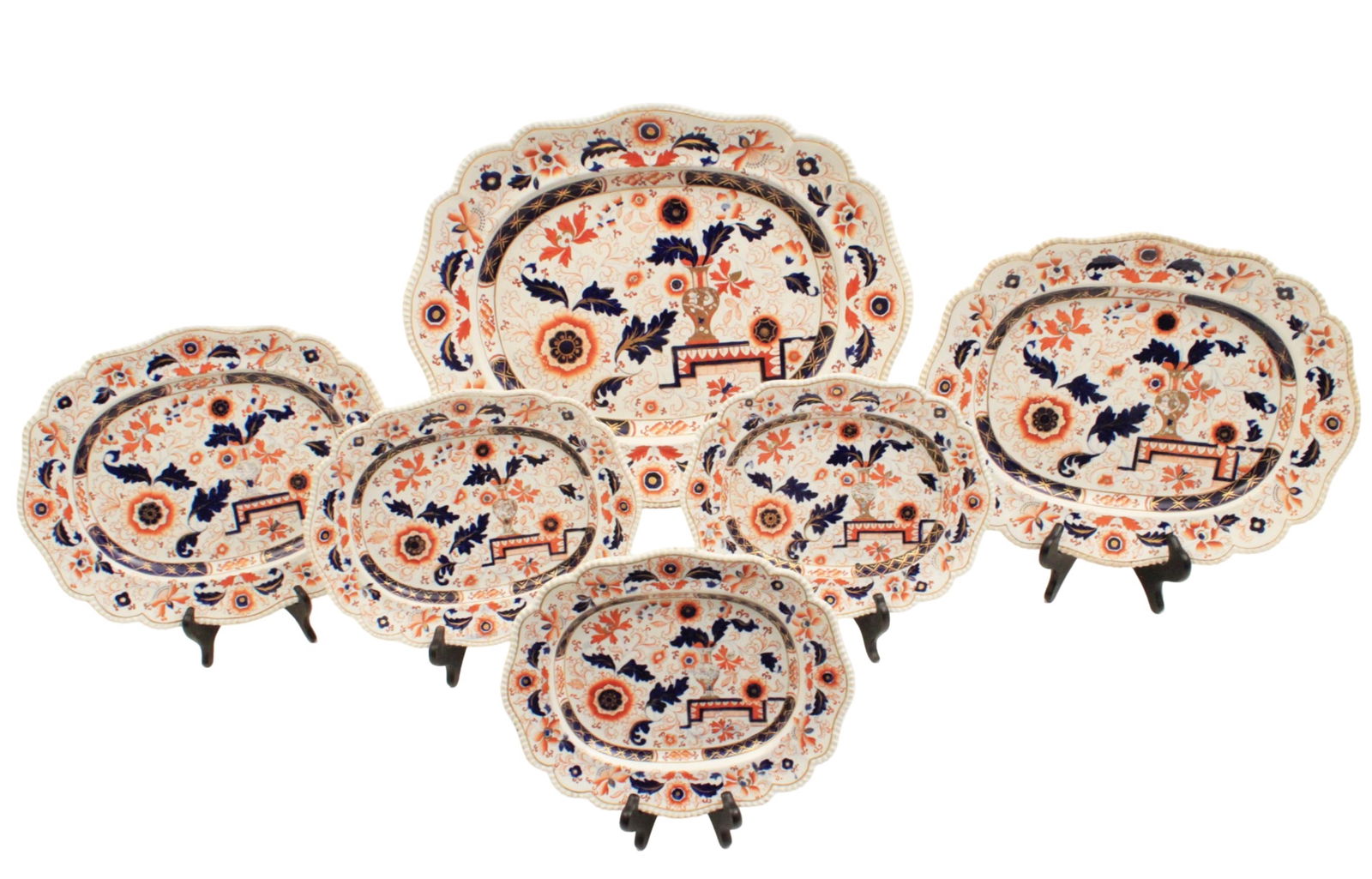 6 ENGLISH IRONSTONE PLATTERS (1 of 3)