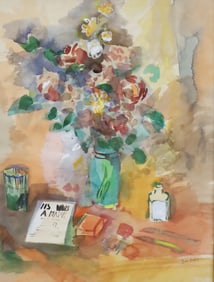 JEAN DUFY (FRENCH, 1888-1964) FLEURS