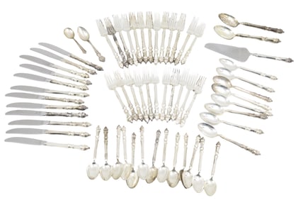 57PC STERLING, TOWLE, CARPENTER HALL , 84TOW