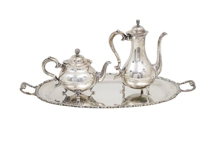 3PC STERLING TEA SERVICE INCL. TIFFANY & CO.