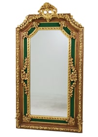 LOUIS XVI STYLE BEVEL GLASS MIRROR