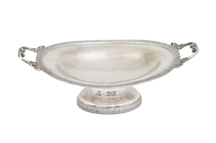 STERLING SILVER TAZZA, GALE & WILLIS, NEW YORK