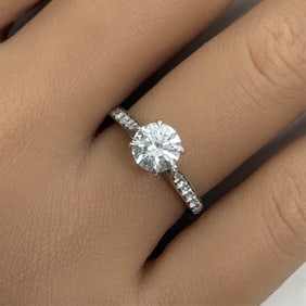 18K DIAMOND RING 1.20CT WITH GIA