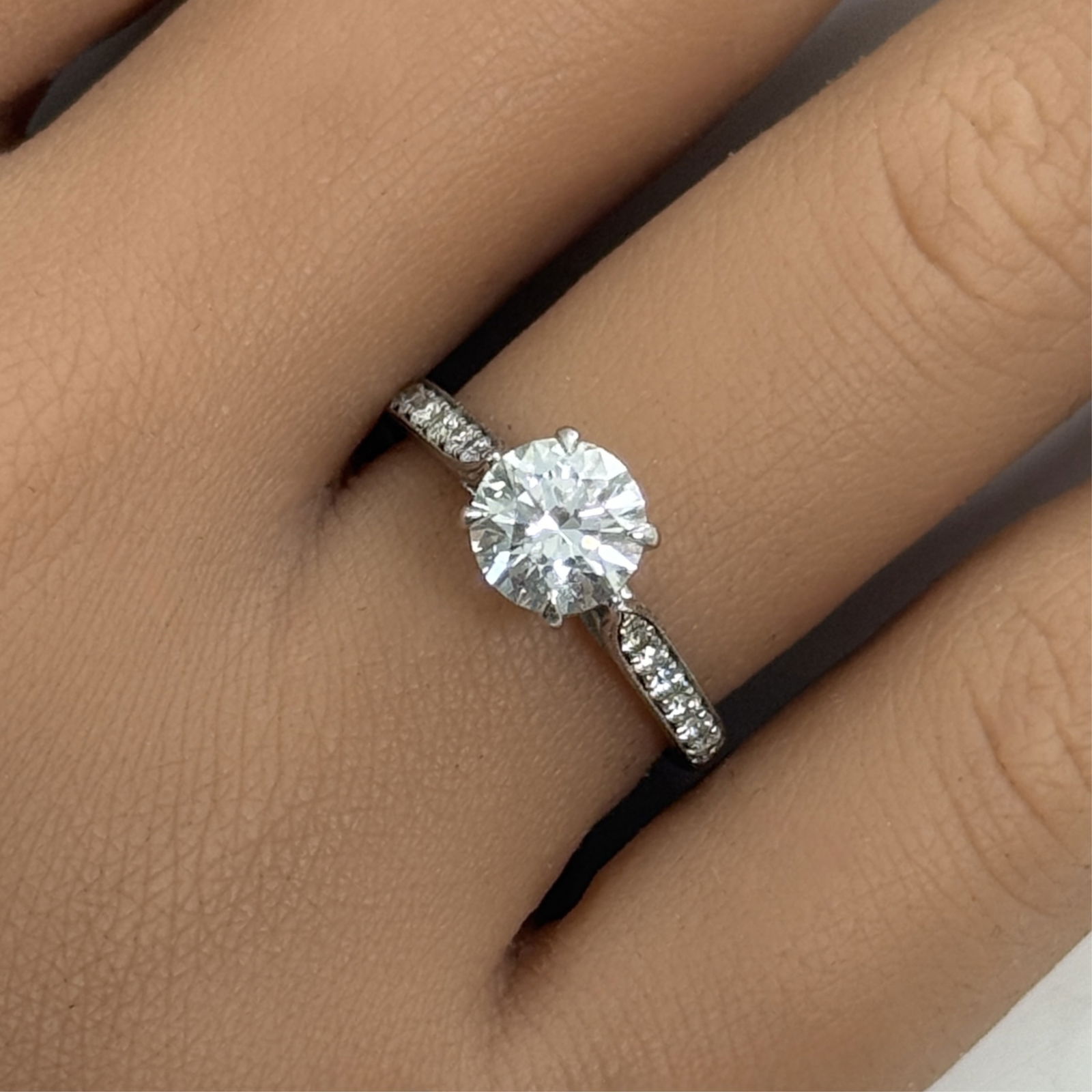 18K DIAMOND RING 1.20CT WITH GIA (1 of 6)