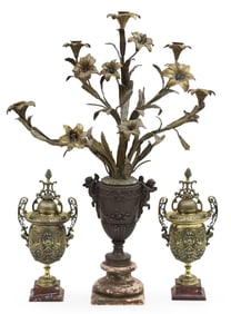 3PC ANTIQUE DECORATIVE ARTS