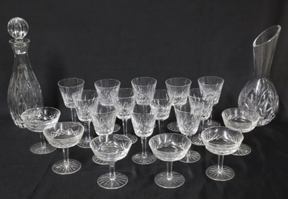 20PC WATERFORD CRYSTAL DRINK SERVICE